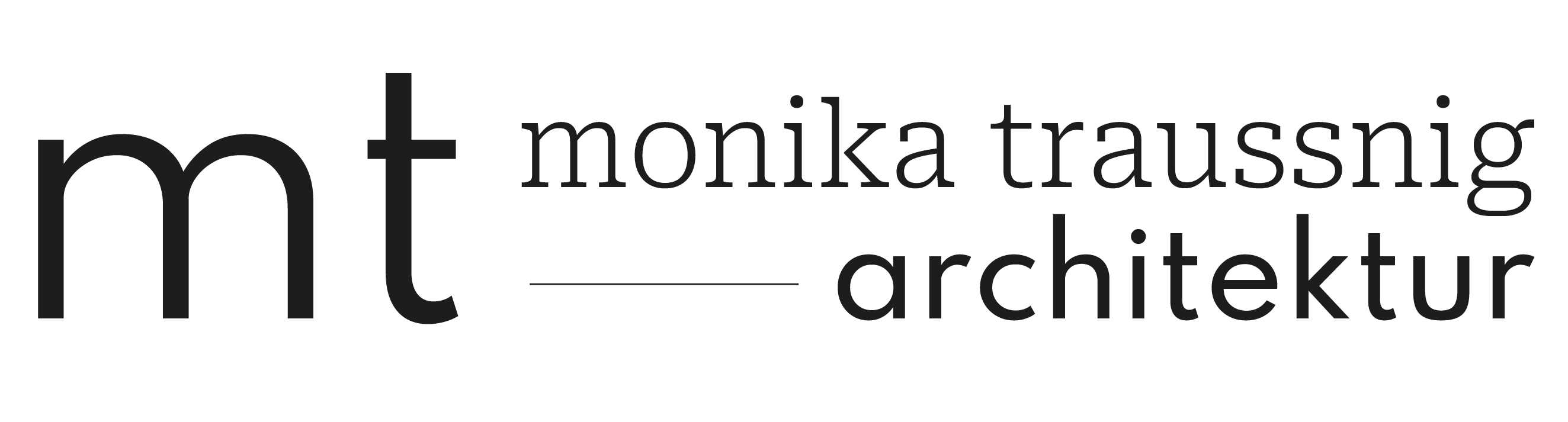 Logo mt Monika Traussnig Architektur